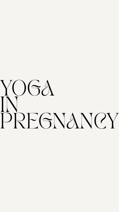 Yoga in der Schwangerschaft